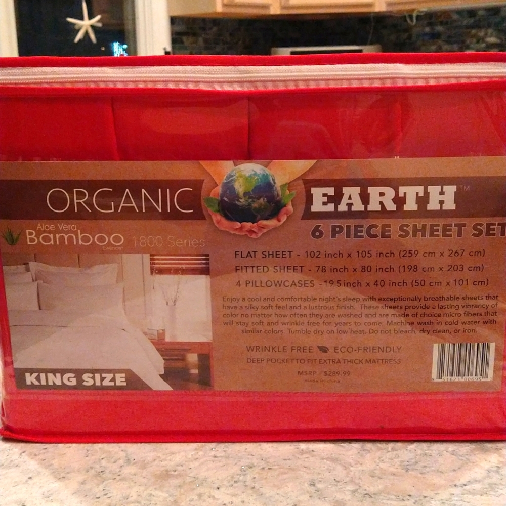 Organic Sheet Set BNIB